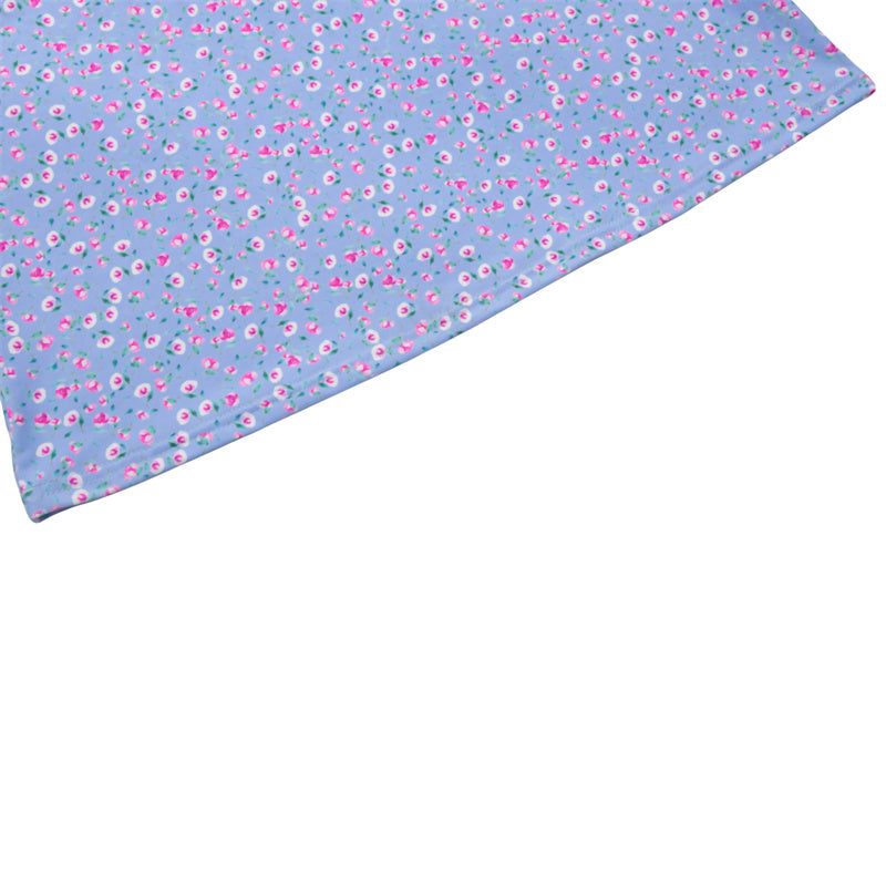 Blumen-Print Bodycon-Maxikleid Rückenfrei - JWANOFFIZIELL