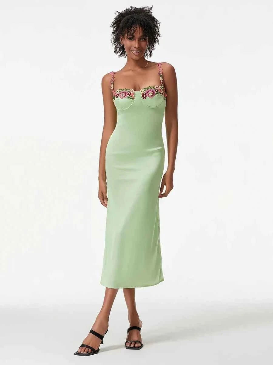 Satin Bodycon Kleid - JWANOFFIZIELL