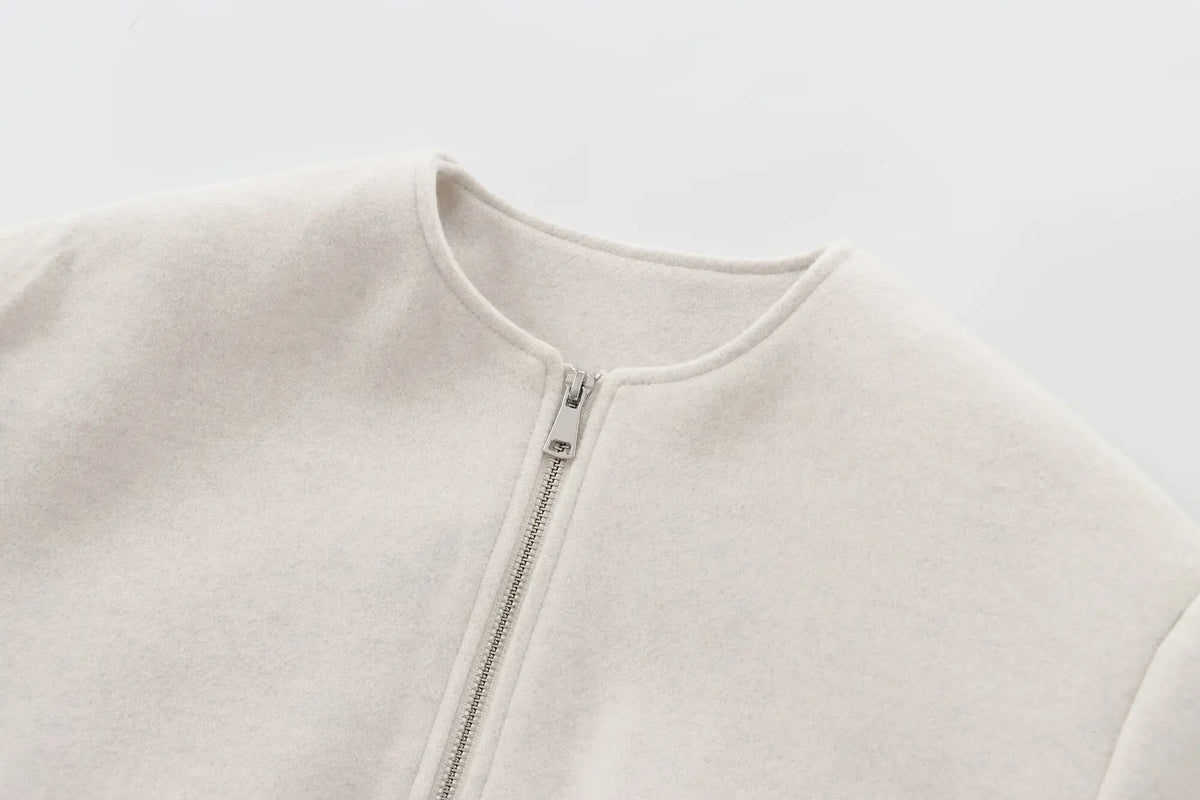 Fleece-Bomberjacke Sportlich - JWANOFFIZIELL