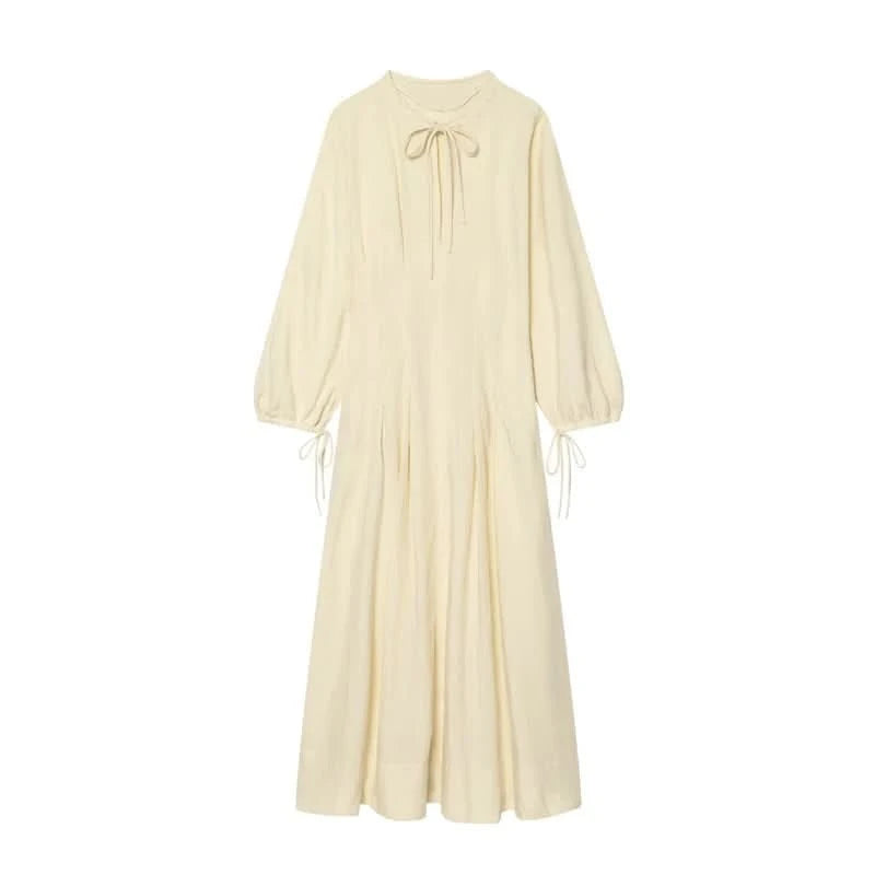 Plissee Maxikleid