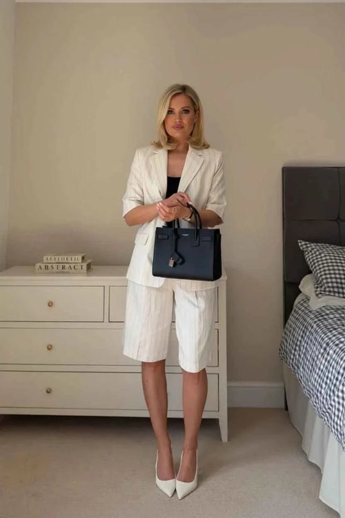 Blazer-Set Gestreift - JWANOFFIZIELL