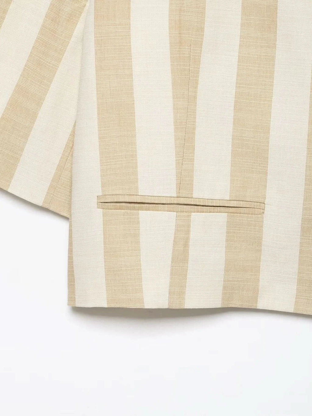 Streifen Blazer-Mantel
