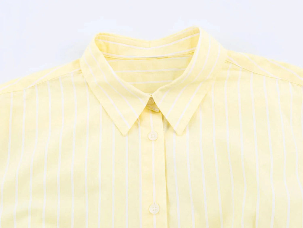 Streifen Bluse Set