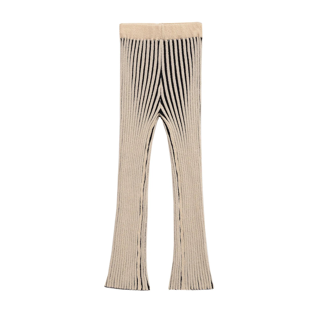 Gestreiftes Strick-Set Top & Hose - JWANOFFIZIELL
