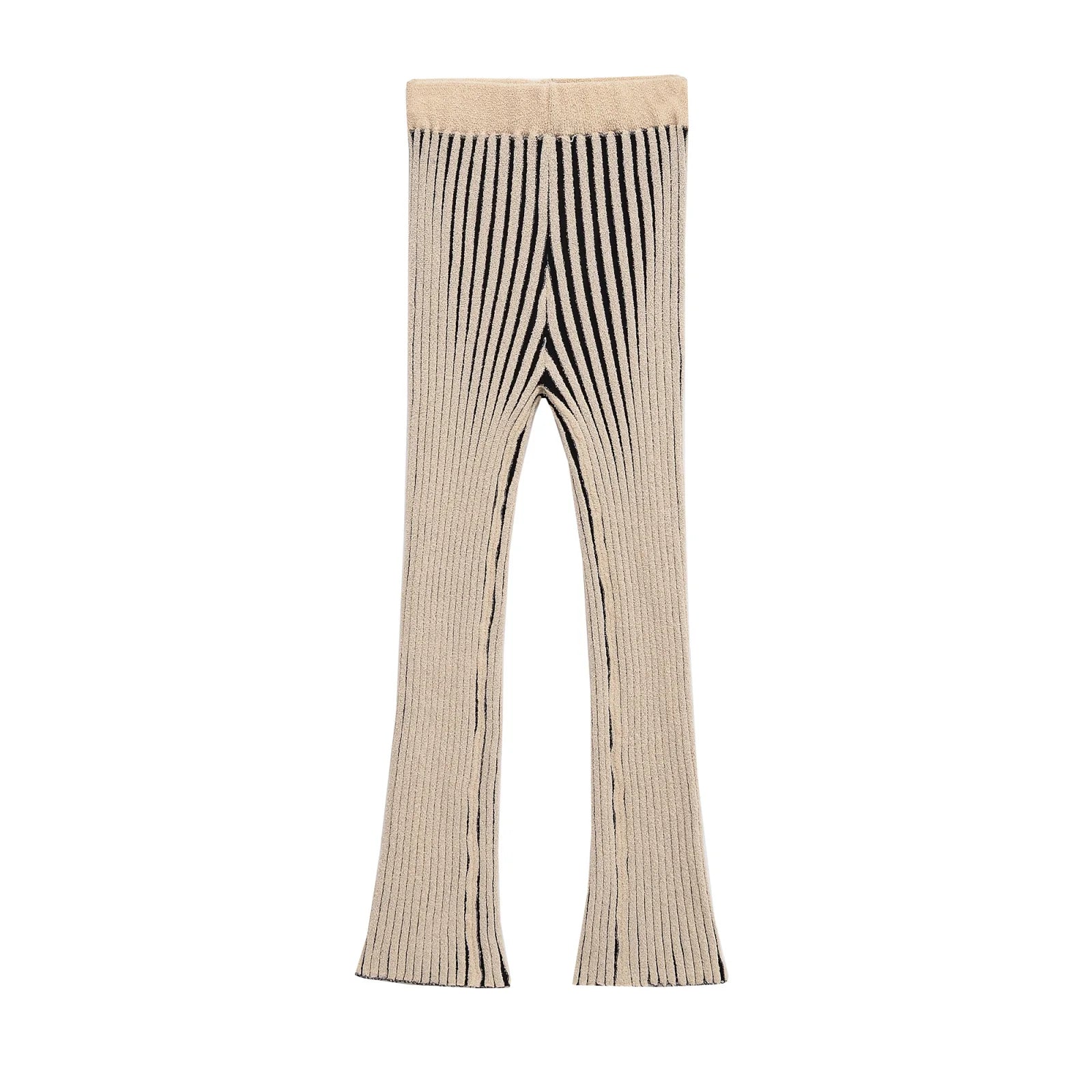 Gestreiftes Strick-Set Top & Hose - JWANOFFIZIELL