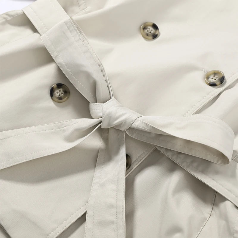 Trenchcoat Schnürung Elegant - JWANOFFIZIELL