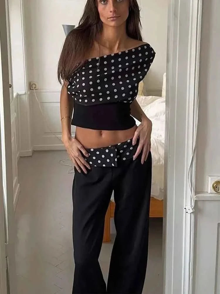 Print Crop Tank Top - JWANOFFIZIELL