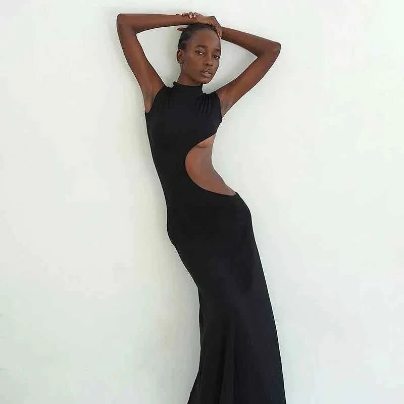 Cut-Out Maxi Kleid - JWANOFFIZIELL