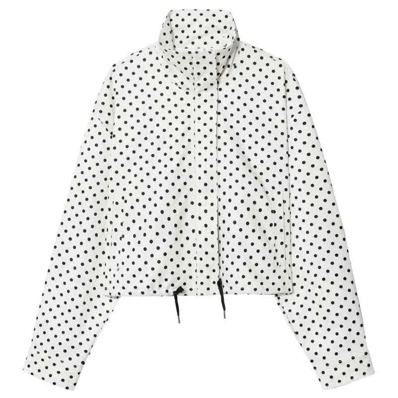 Polka Dot Bomber Jacke - JWANOFFIZIELL