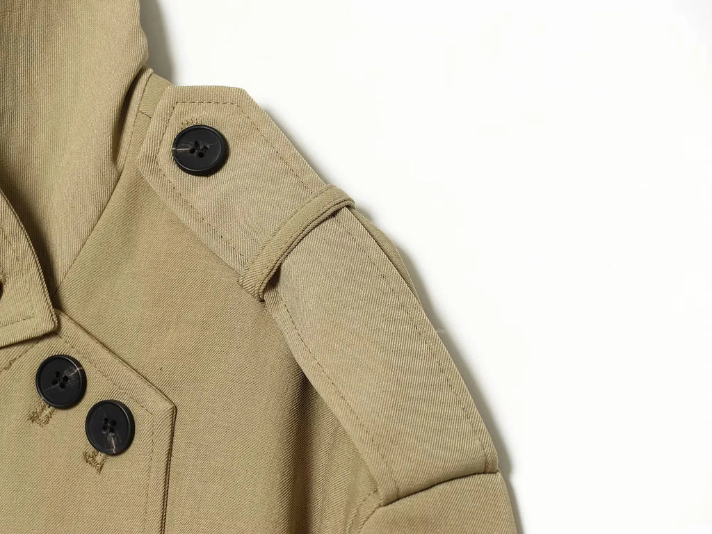Trenchcoat Kurz mit Gürtel - JWANOFFIZIELL