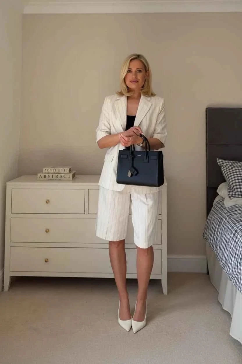 Blazer-Set Gestreift - JWANOFFIZIELL