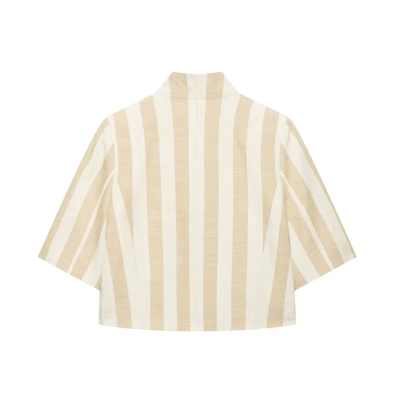 Streifen Blazer-Mantel
