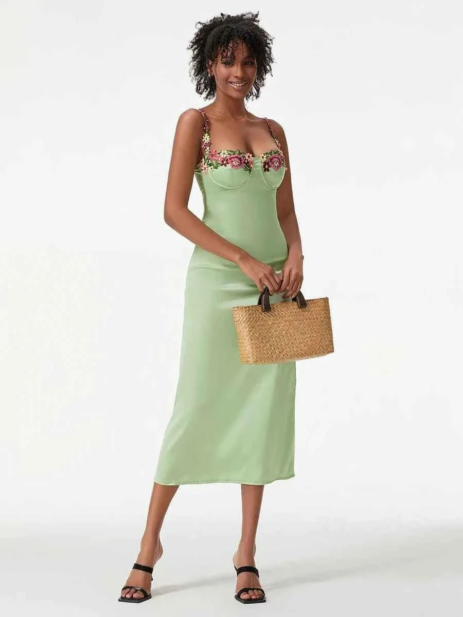 Satin Bodycon Kleid - JWANOFFIZIELL